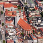 Luftaufnahmen München Frauenkirche, München, Bayern